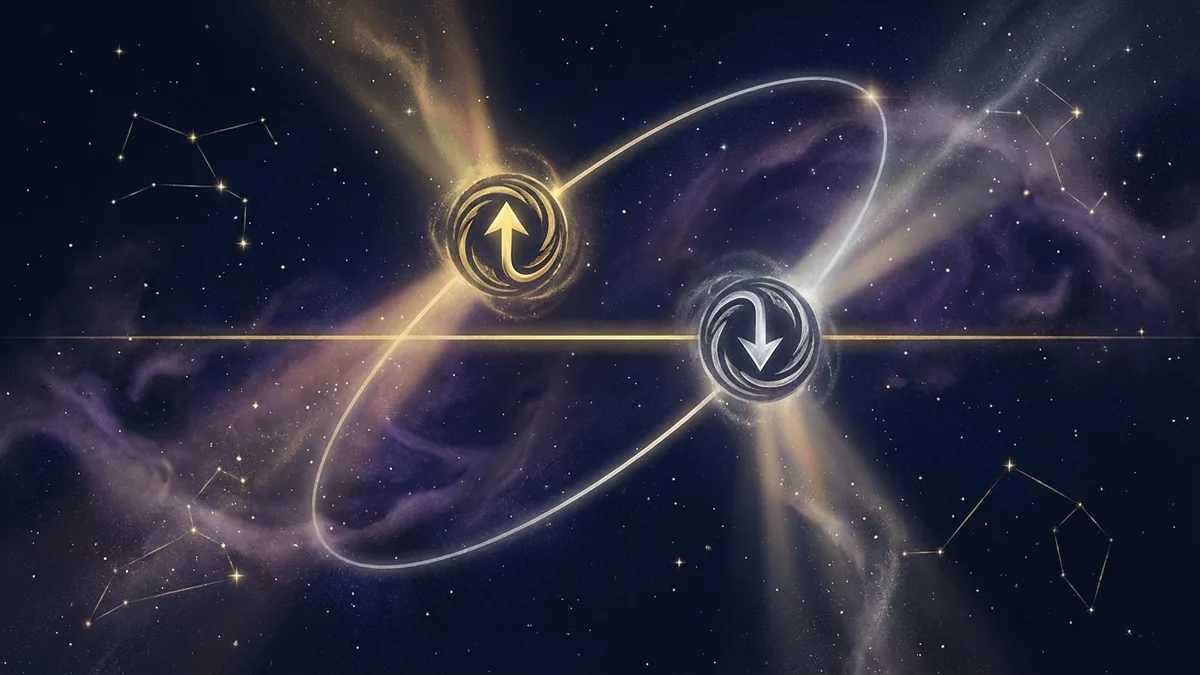 Lunar Nodes - astrology illustration