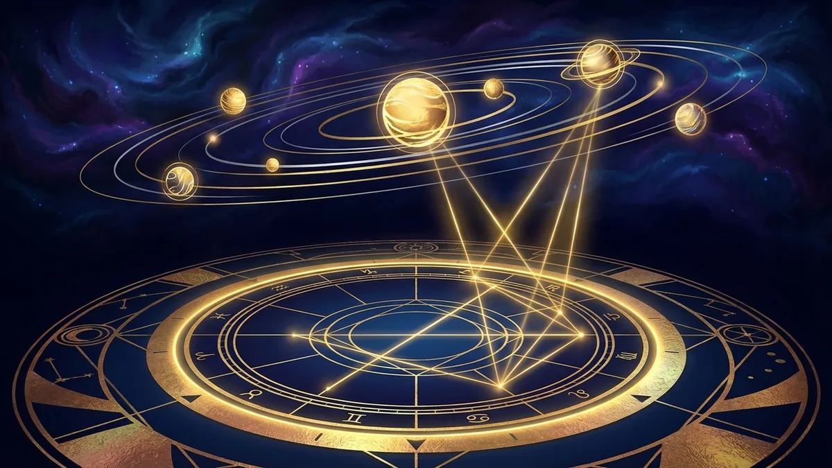 Transits - astrology illustration