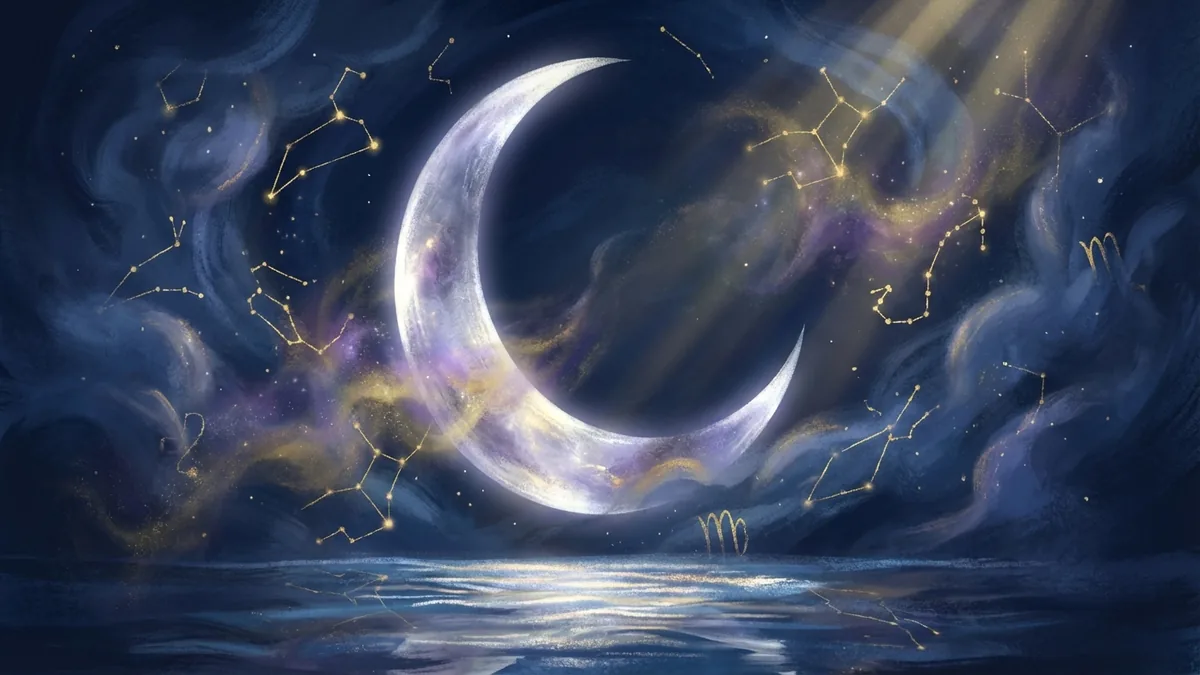 Moon Sign - astrology illustration