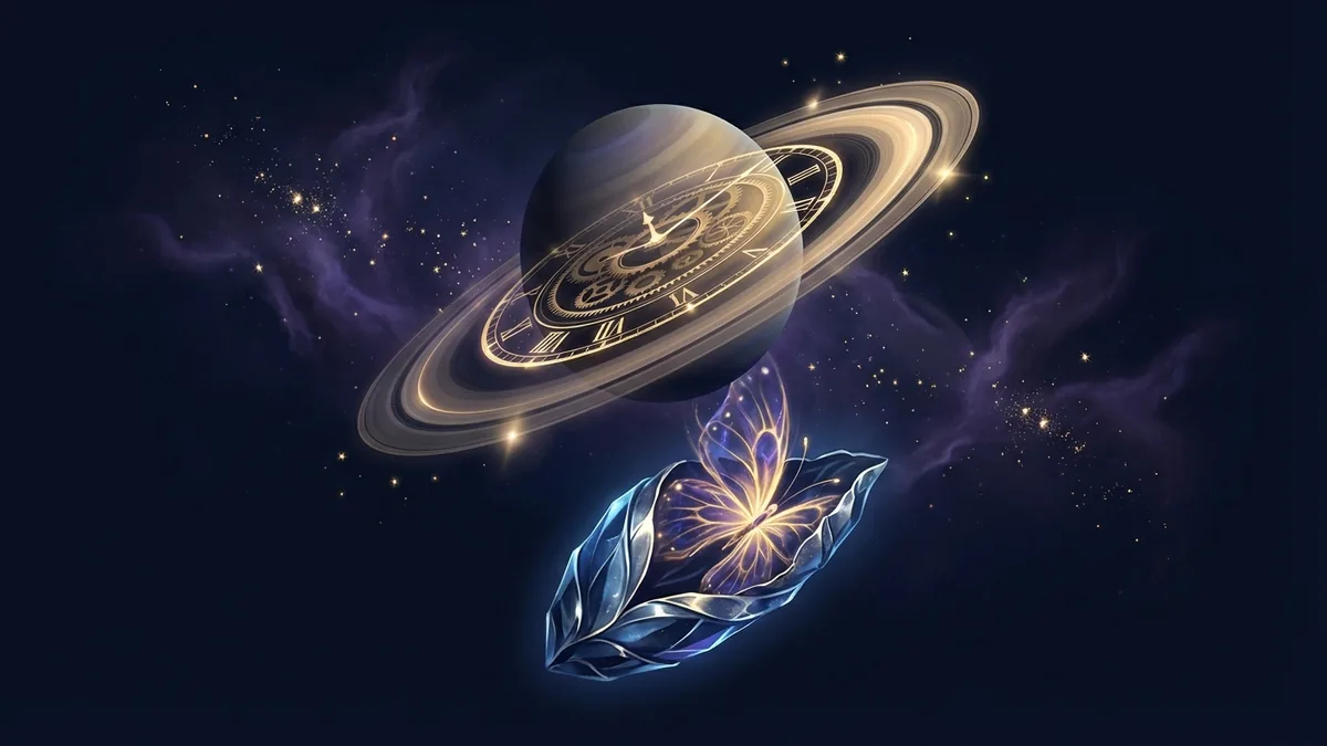 Saturn Return - astrology illustration
