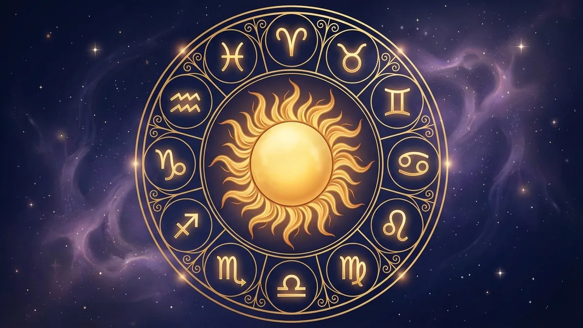 Sun Sign - astrology illustration