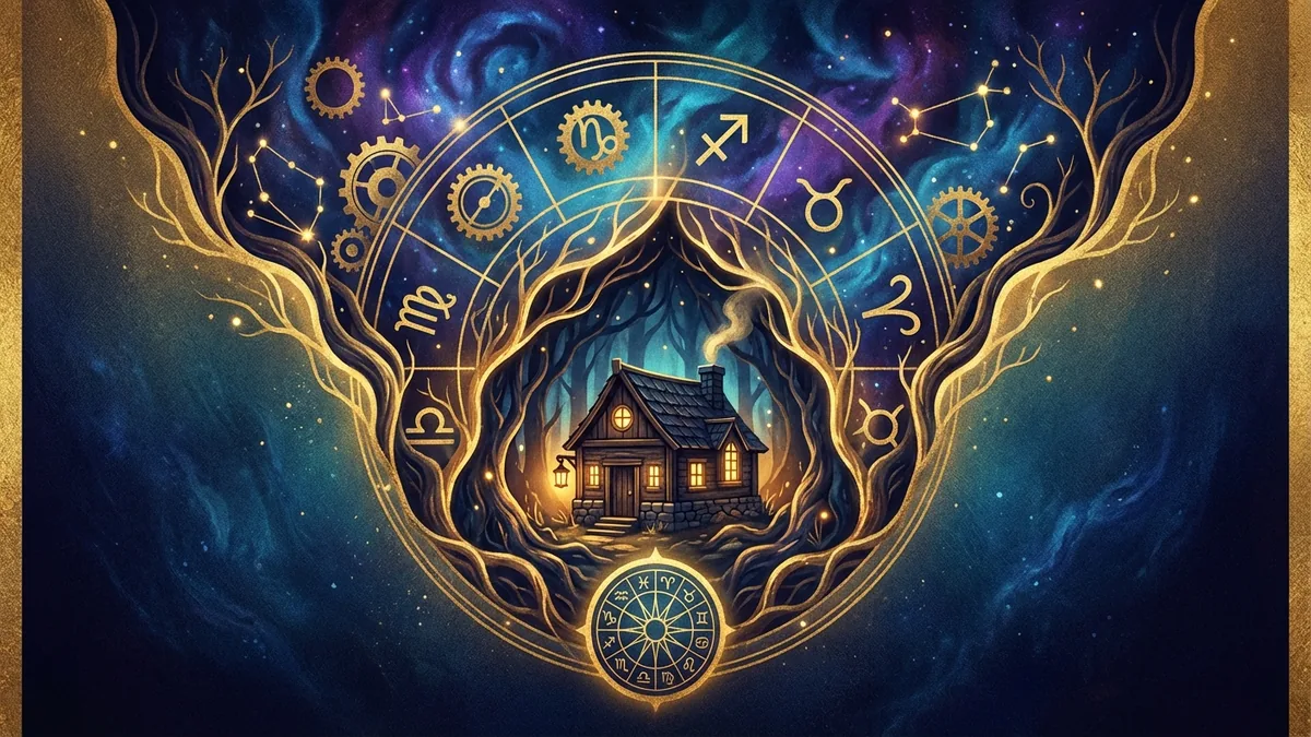 IC (Imum Coeli) - astrology illustration