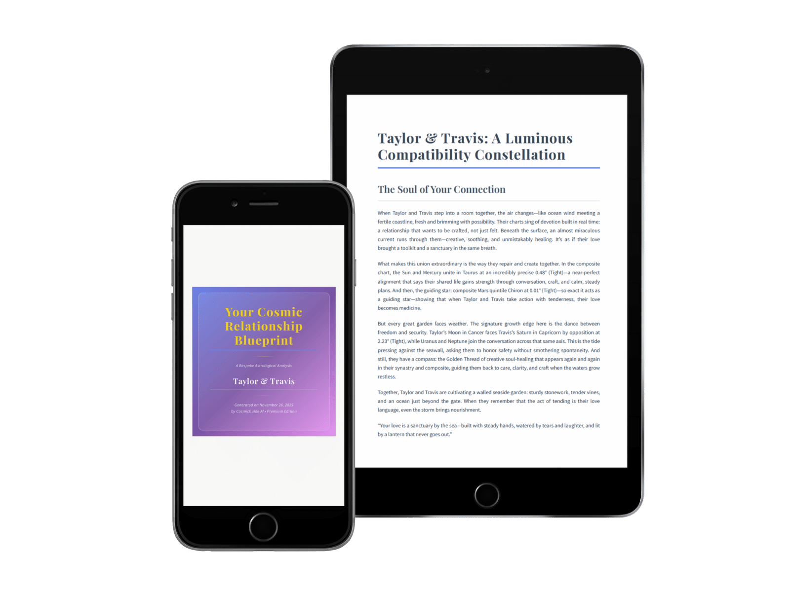 CosmicGuide Relationship Blueprint Devices